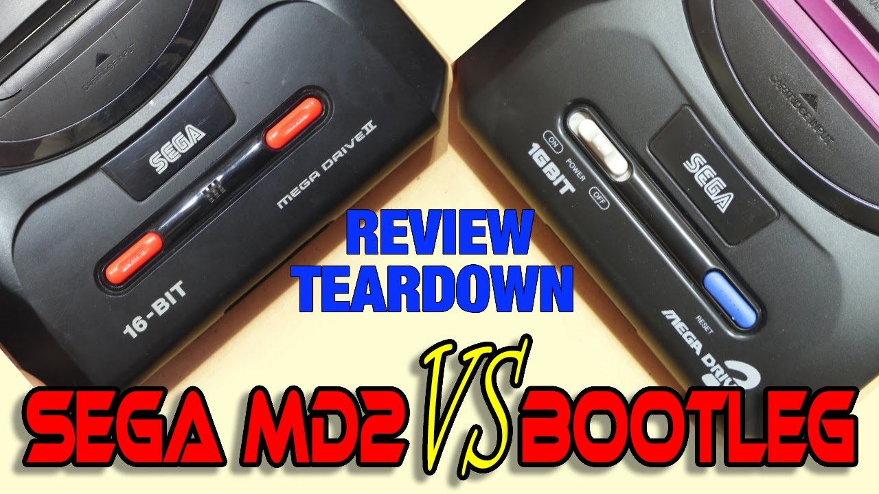 Обзор, распаковка и сравнение Clone Sega Mega Drive 2