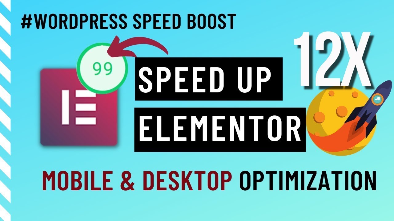 Website Speed Optimization for WordPress & Elementor⚡