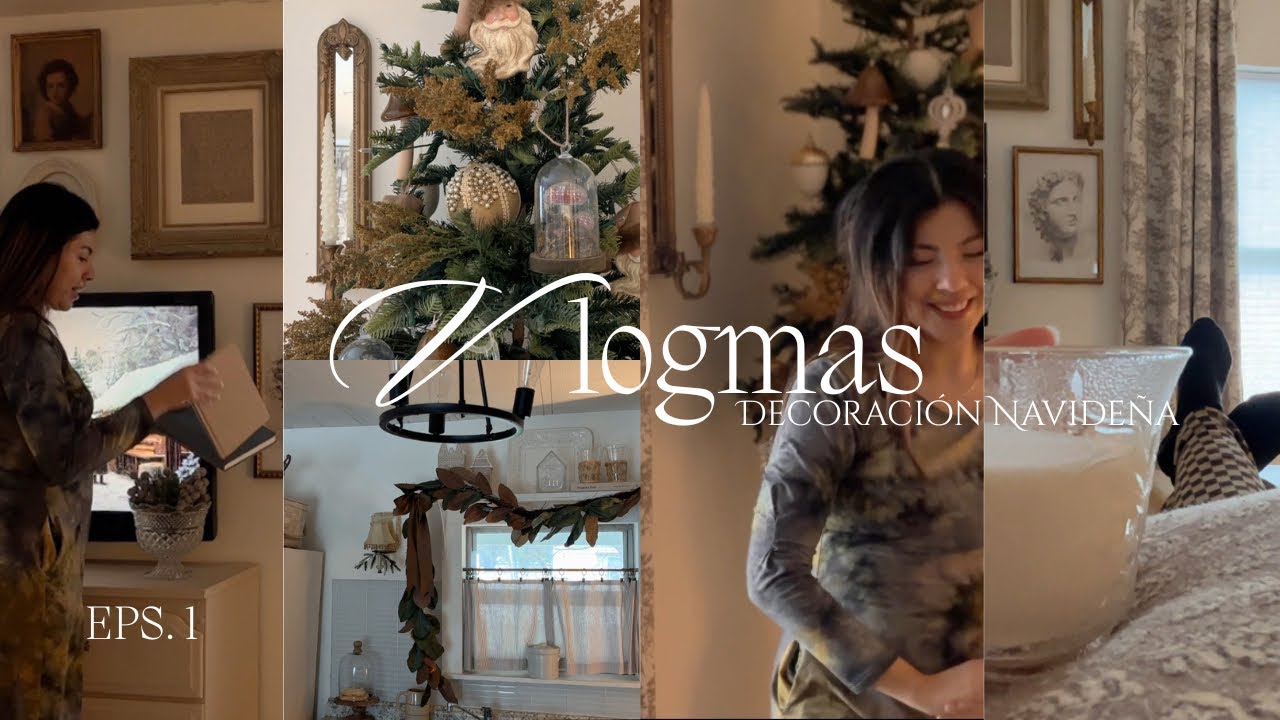 🦌Eps 1. Decoración Navideña de mi Sala y Cocina | Vlogmas 🌲| Ana Quintero