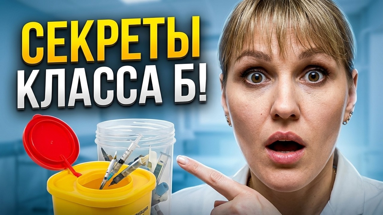 Процедурная Медсестра Рассказала ВСЁ Про Медицинские Отходы КЛАССА 