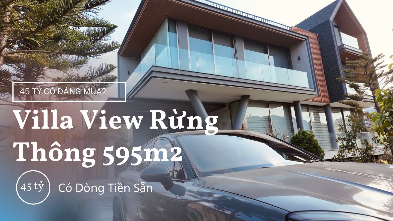 Bán Villa Sân Vườn View Rừng Thông Hoàng Hoa Thám Đà Lạt | 595m² | Sẵn Dòng Tiền | Nhà Đất Đà Lạt
