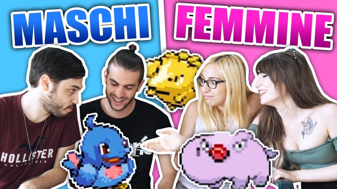 MASCHI VS FEMMINE - Riesci ad indovinare le FUSIONI Pokémon? w/ Erenblaze Lullaby Michelle