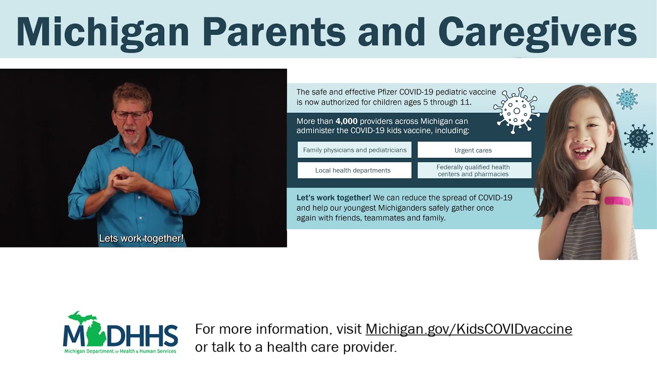 MDHHS Michigan Parents and Caregivers Infographic