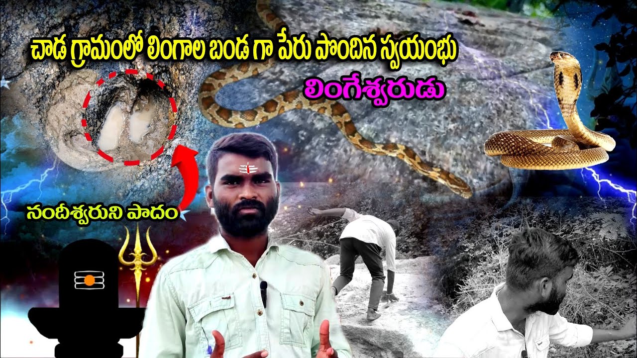 చాడ గ్రామంలో లింగాల బండ గా పేరు పొందిన స్వయంభు లింగేశ్వరుడు. HD 4k #2024 #viralvideo #shiva @chada