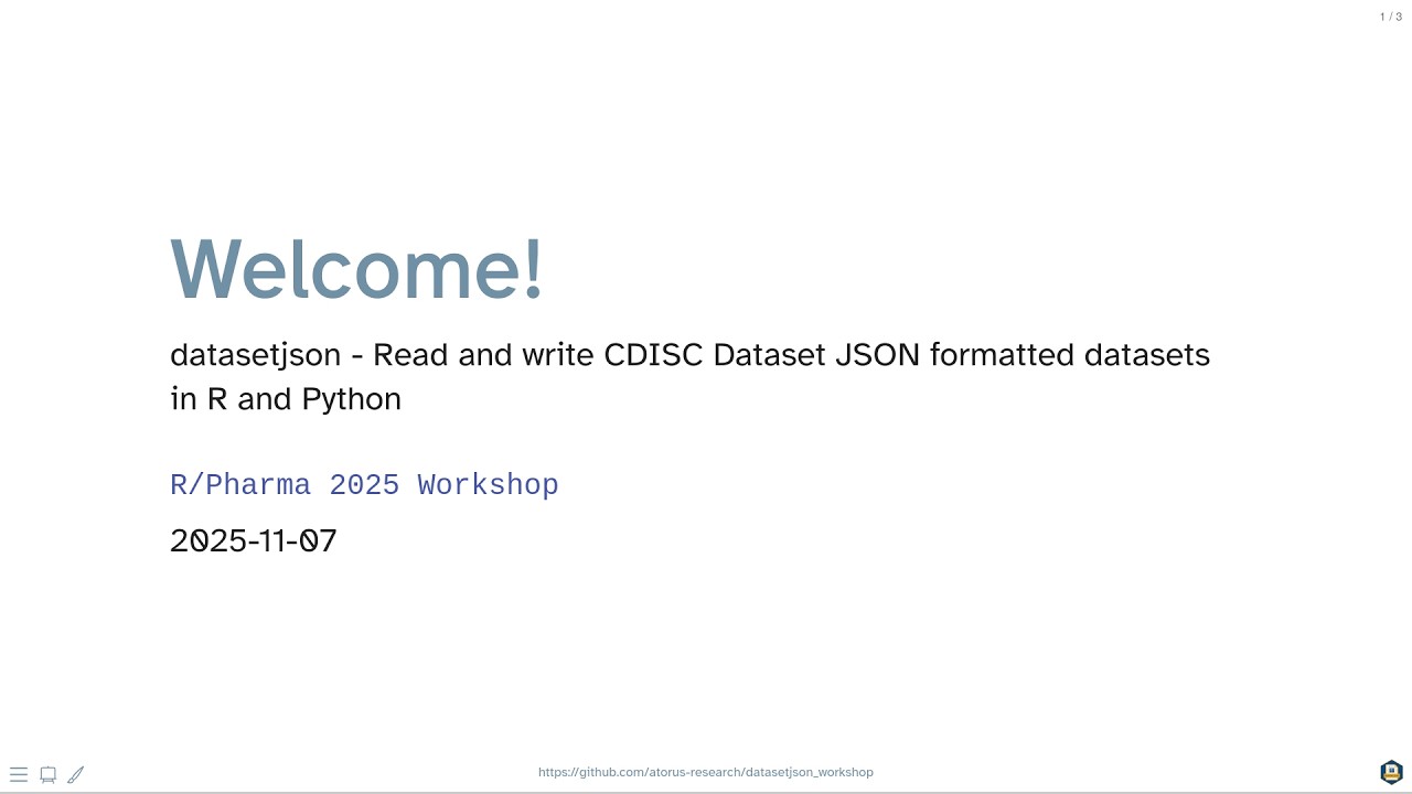 {datasetjson} - Read and write CDISC Dataset JSON Formatted datasets in R and Python