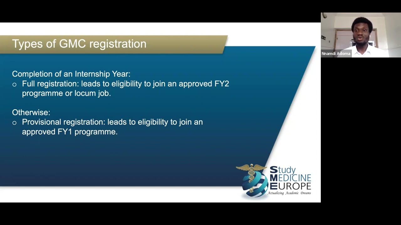 GMC Registration and UKFP