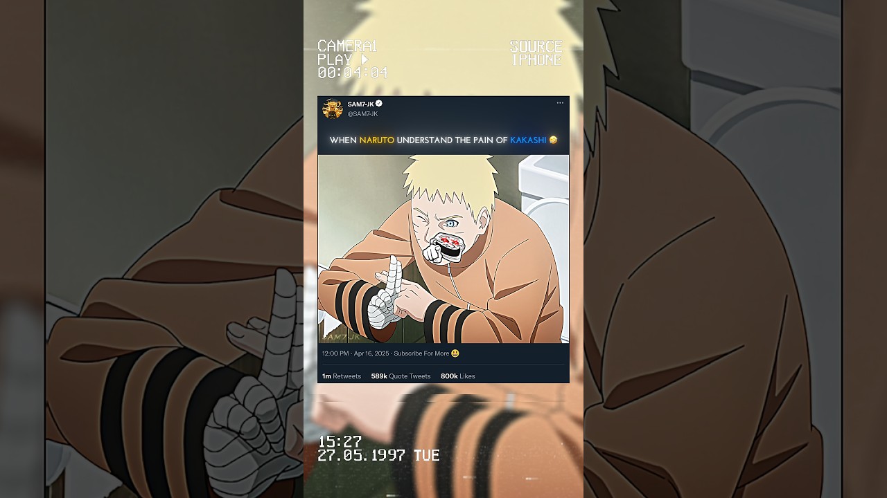 WHEN NARUTO UNDERSTAND THE PAIN OF KAKASHI 😂🤣