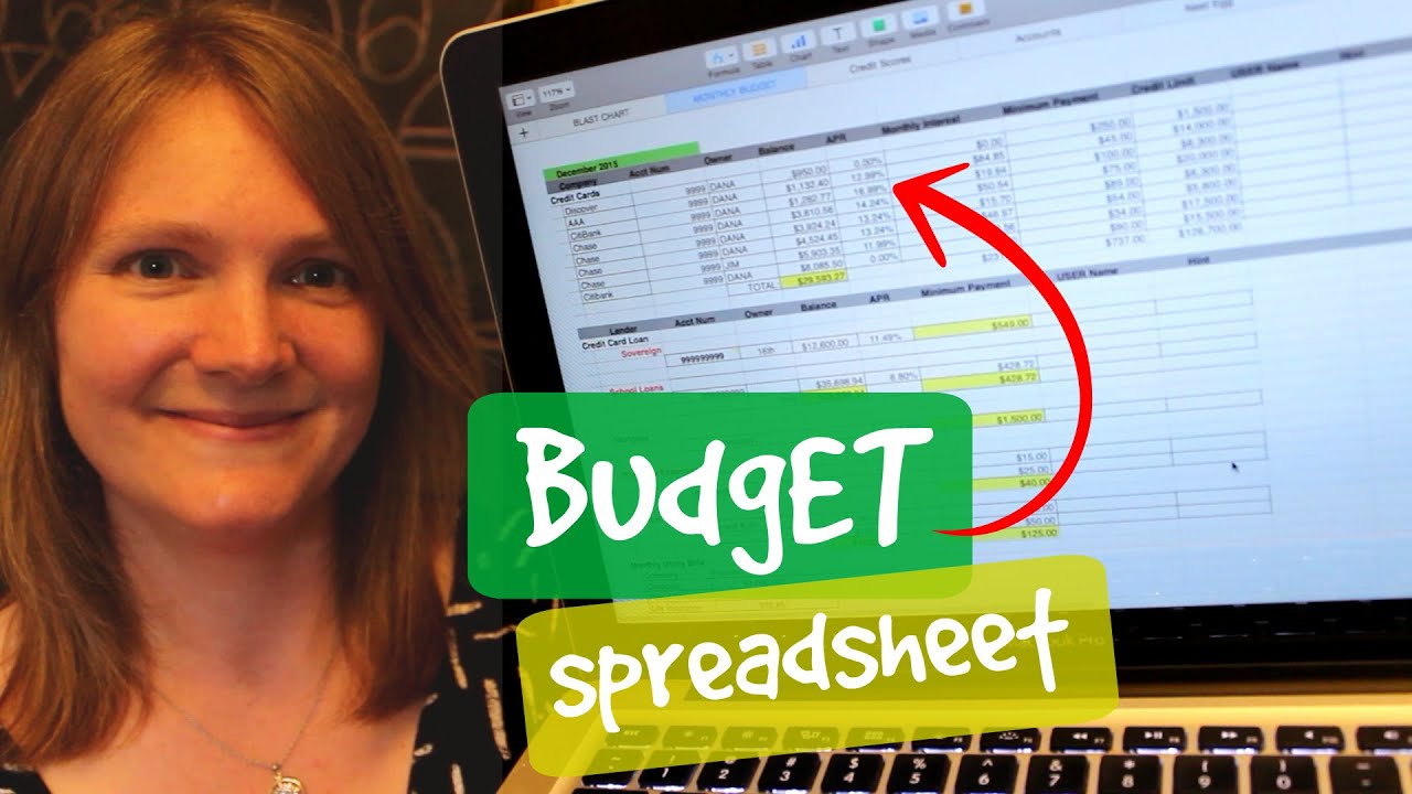 My Zero Based Budget Spreadsheet