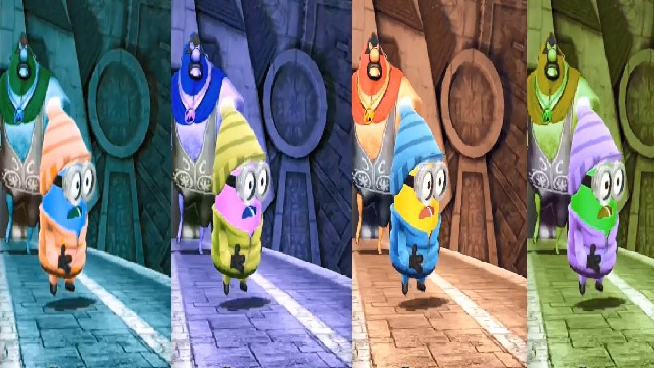 Despicable Me - Minion Rush :Snowboarder Minion VS BOSS FIGHT Gameplay - Colors Reaction