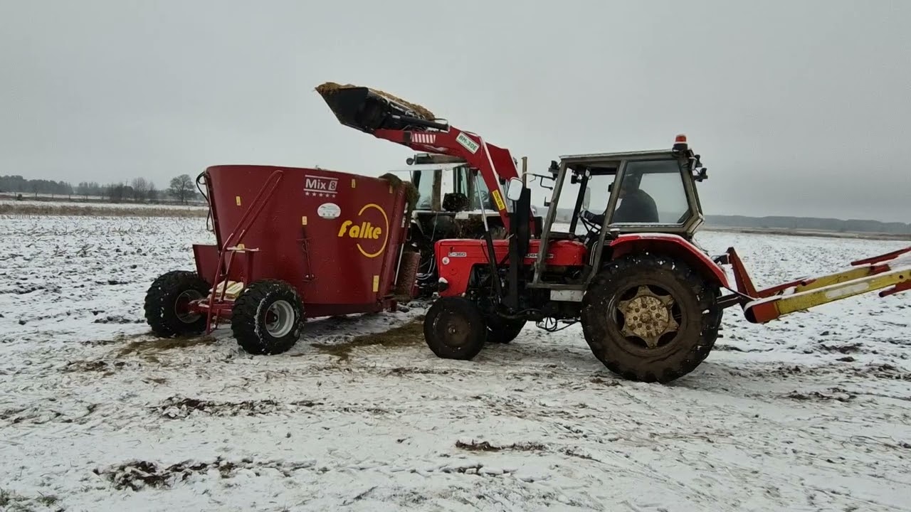Testy paszowozu Falke Mix8. AGRO Frankopol.