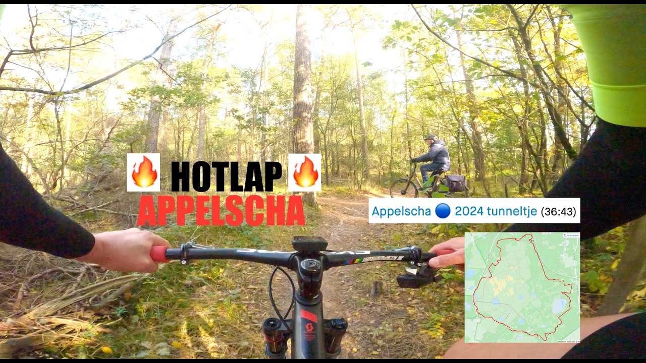 Hot Lap MTB route Appelscha Blauw 2024 Tunneltje!