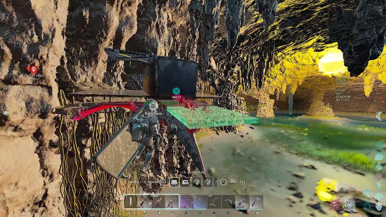 ARK  Dropping a piler Fob