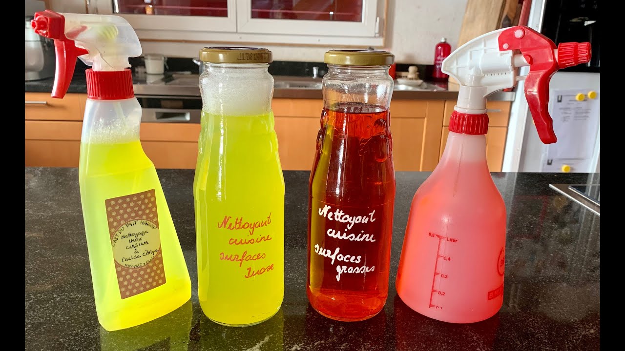 Produits de nettoyage pour la cuisine