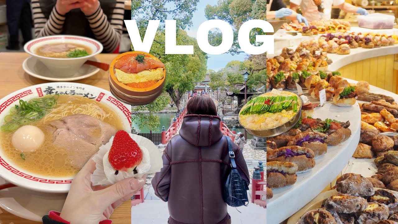 ENG）冬の福岡・博多グルメ旅⛄️🍲 絶品グルメを食べ尽くした2泊3日🥐