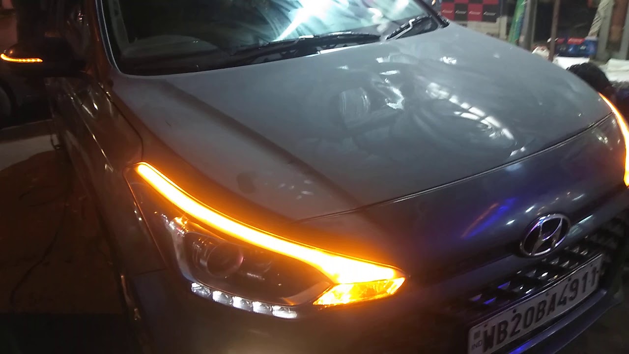 I20 Headlights modification || DRL || HID XENON