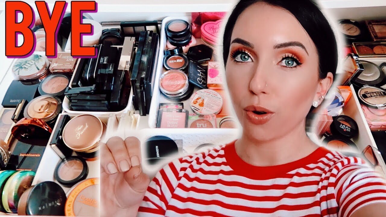 Getting Rid of HALF my Collection...HUGE BRONZER, BLUSH, HIGHLIGHT DECLUTTER!