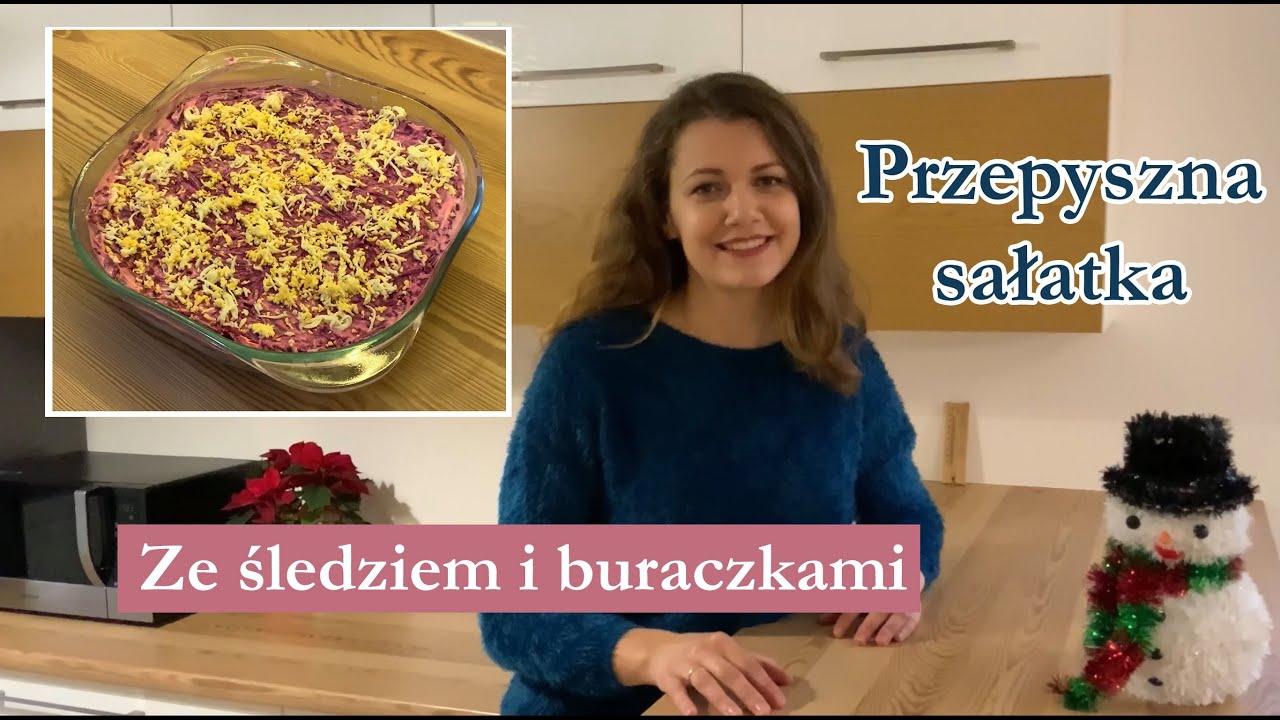 Przepyszna sałatka ze śledziem i buraczkami, śledź pod pierzynką, szuba