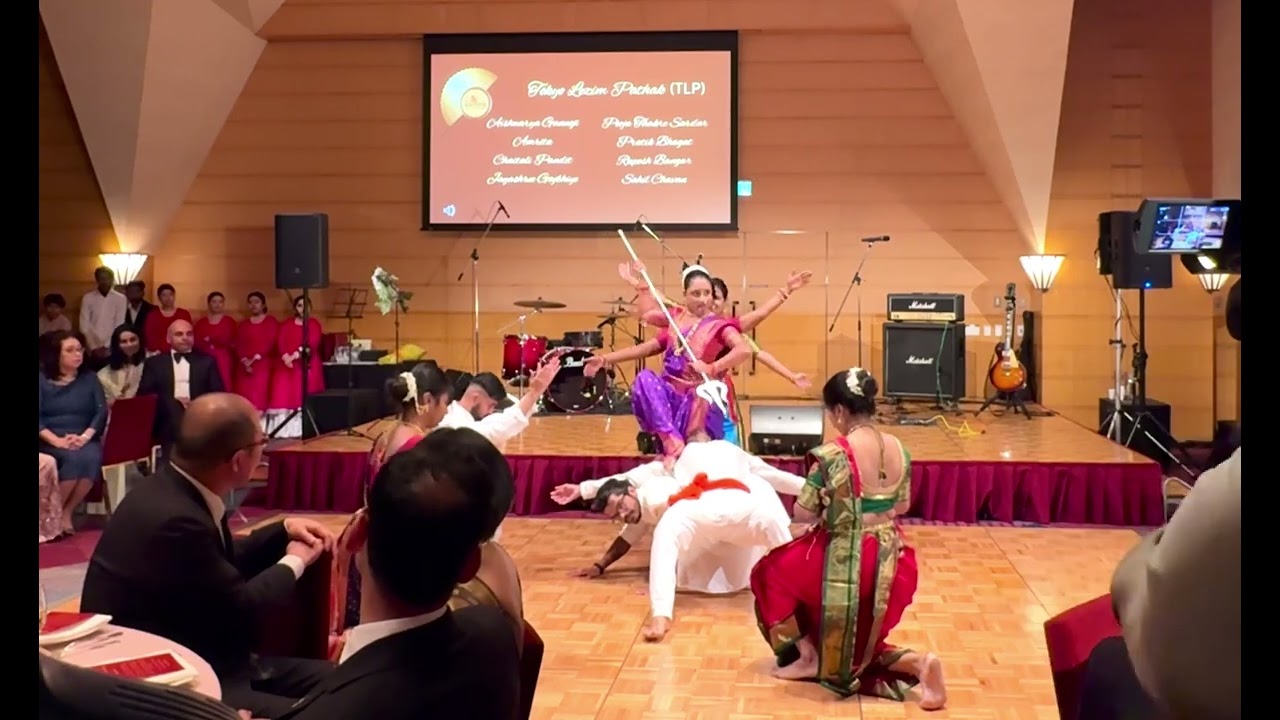 Vibrant Lezim Woman Empowerment | Tokyo Lezim Pathak | Rachna Club 50th Anniversary [Part-1_Dance]