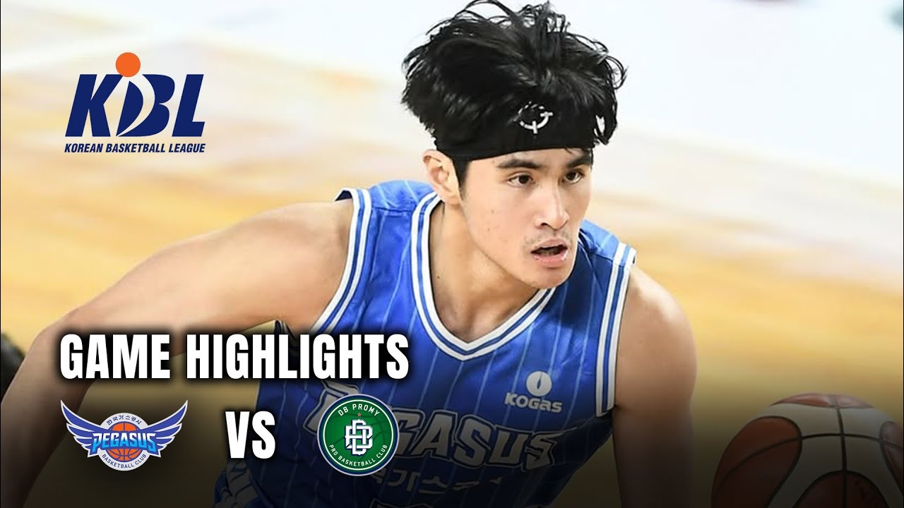 KBL Kogas Pegasus vs Wonju DB Promy Highlights 10/29/25