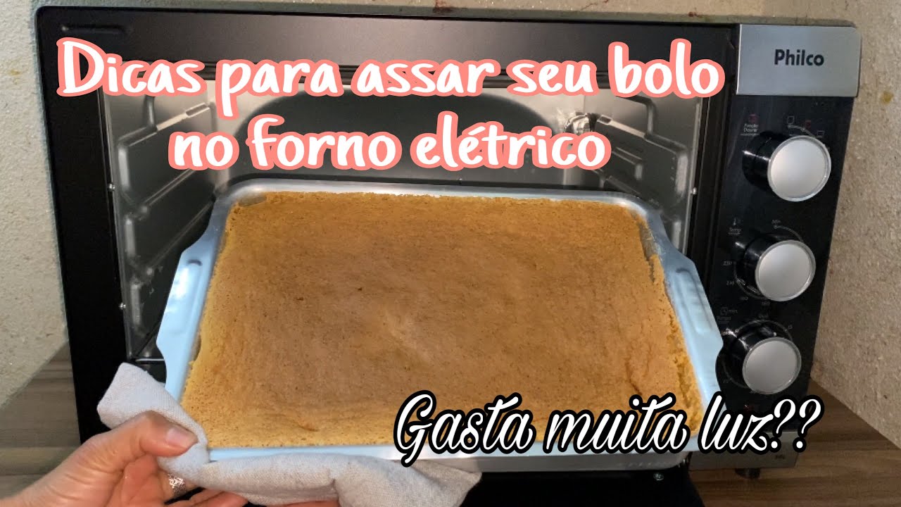Como assar bolo no forno elétrico. Fiz bolo de fubá com iogurte natural /Tirando algumas dúvidas 😉