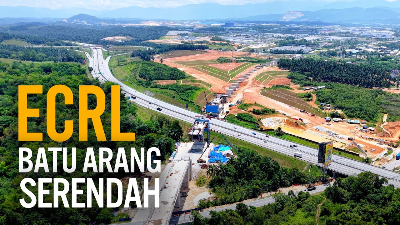 ECRL Selangor: Batu Arang - Serendah, Rawang (April 2025)