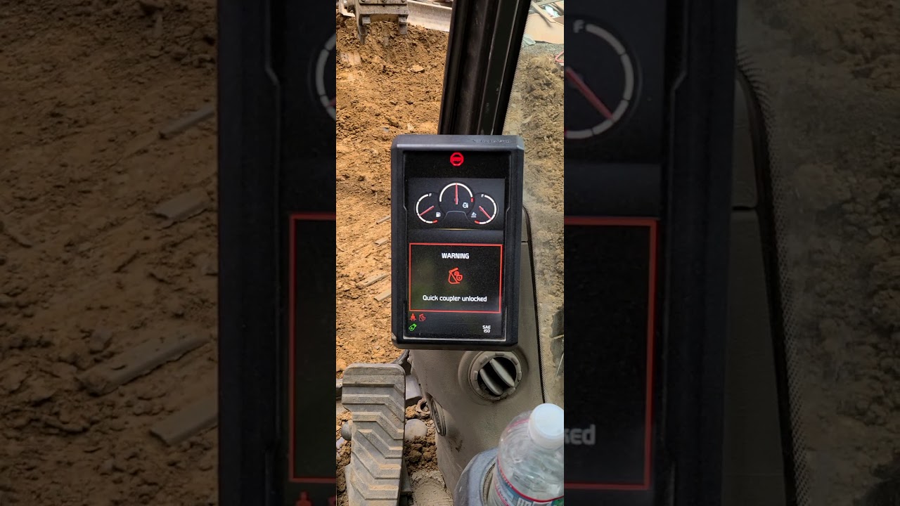 volvo 140 excavator quick bucket connection...