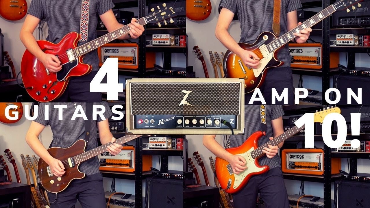 4 Guitars, 1 CRANKED Amp! Dr Z Remedy Demo