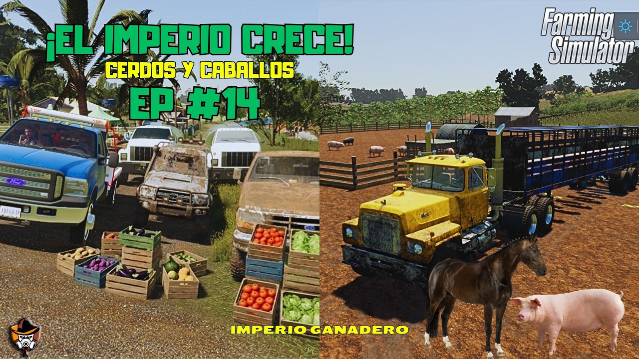 ¡Lo vendí TODO para expandir el Imperio! 🐷🐴 | Farming Simulator