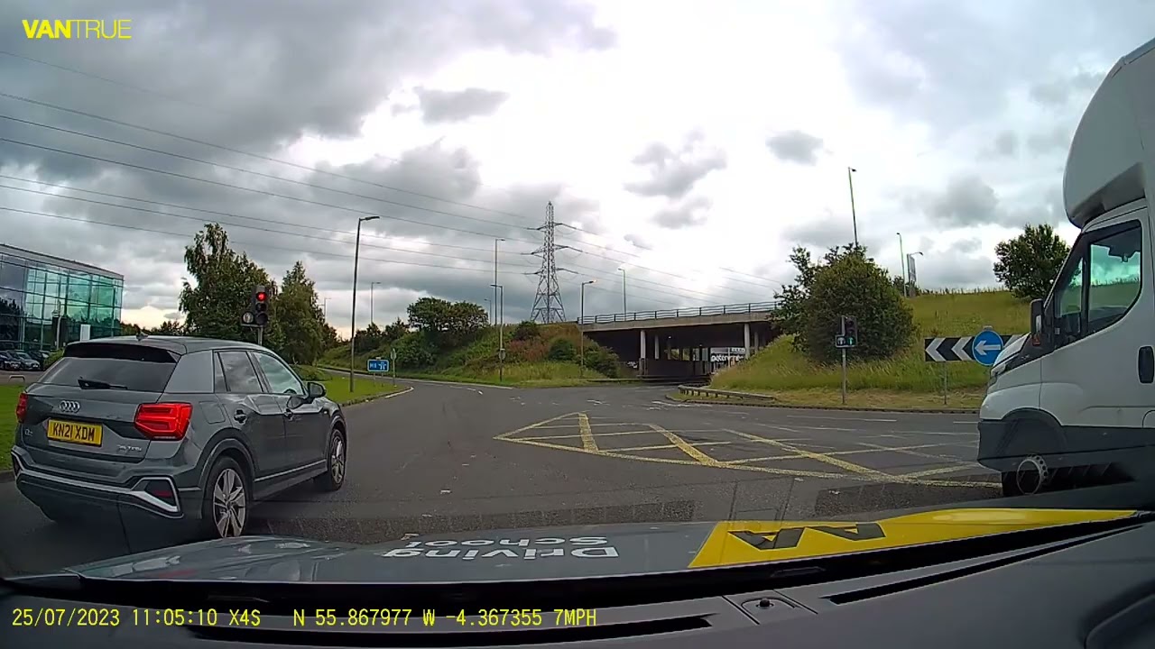 Glasgow Hillington Interchange. Video 1.