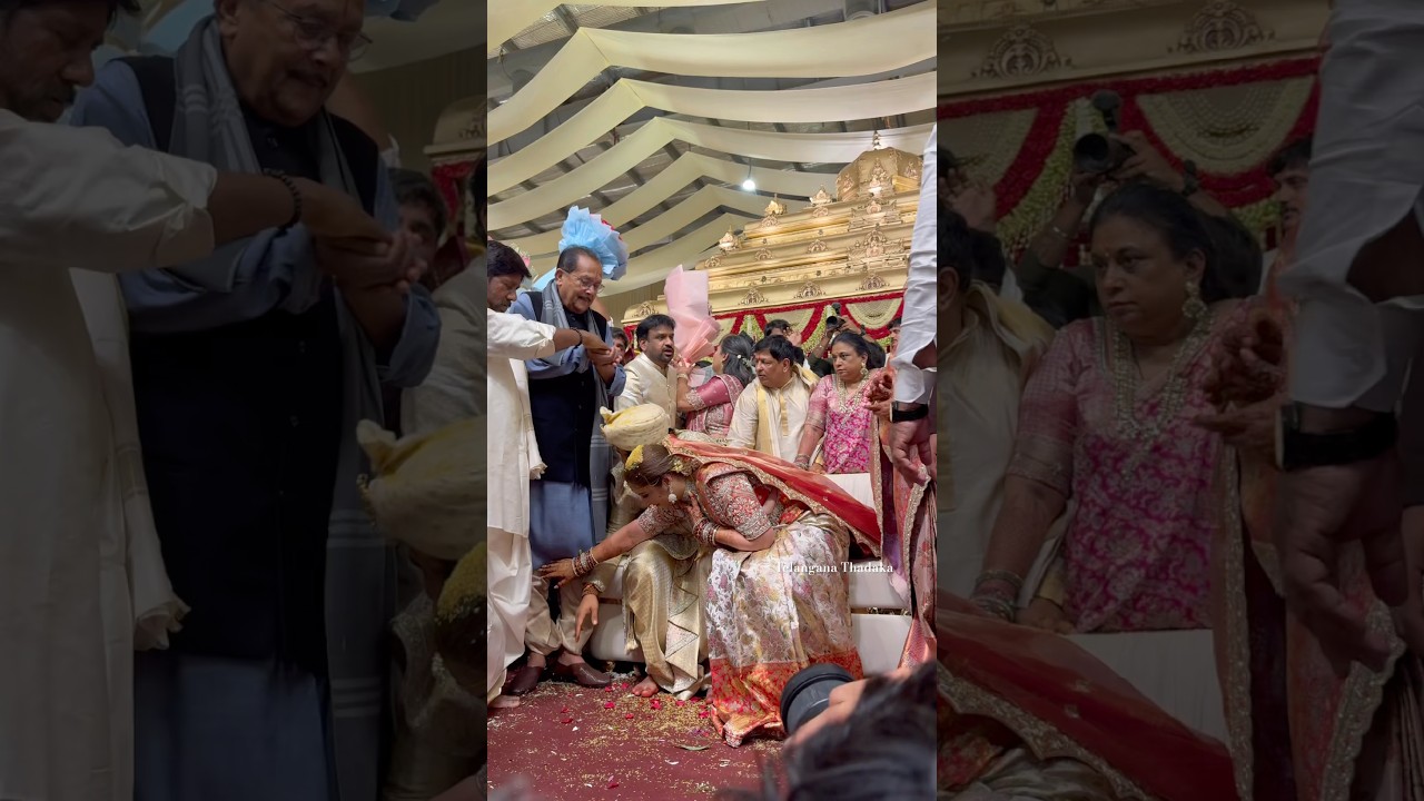 Deputy CM Bhatti Vikramarka Son Marriage #shorts