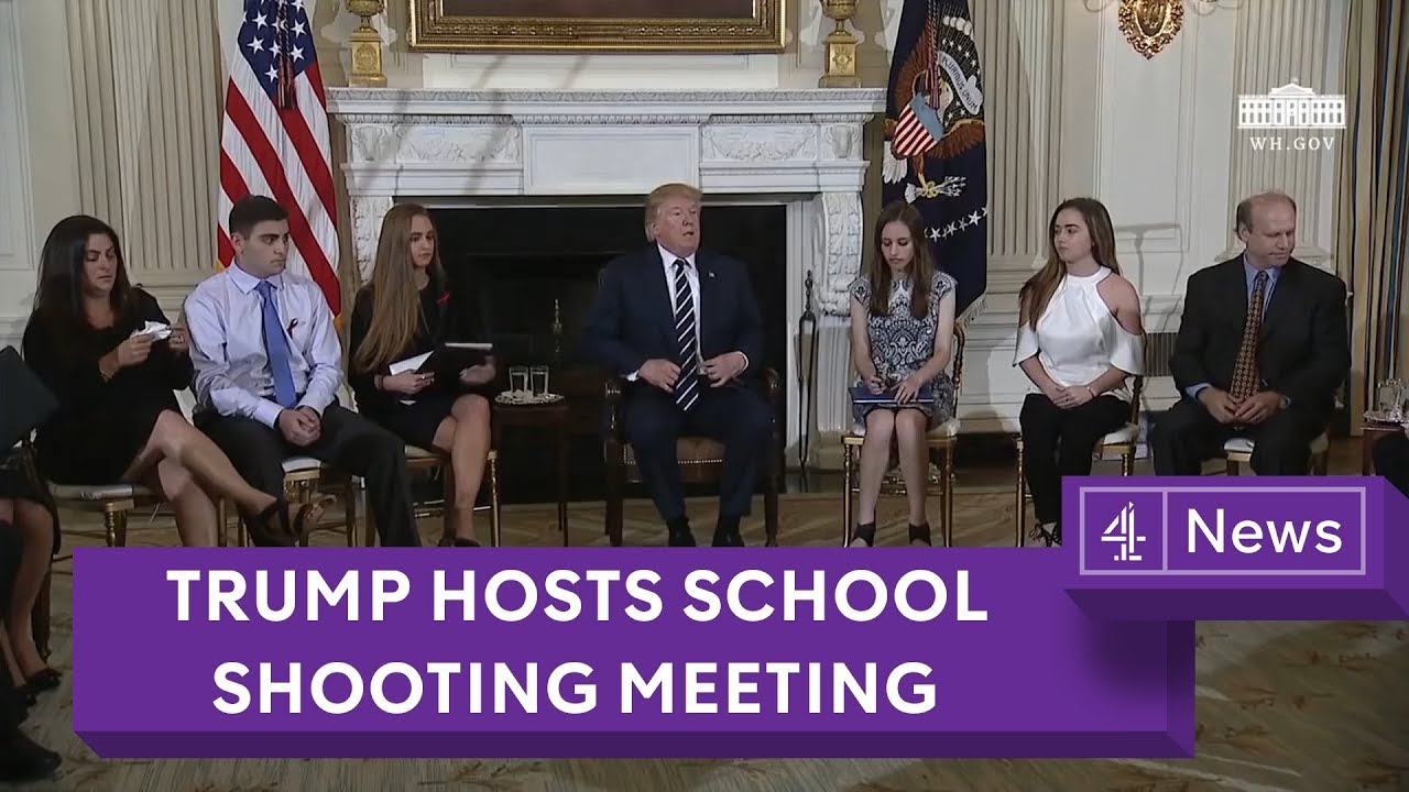 Trump hosts school shooting meeting