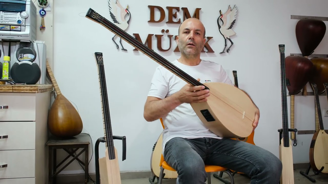 Akortlu 15 saniyede ses kasasına takılıp, çıkartılabilir Afşar bağlama #demmüzik#hasanafşar#bağlama