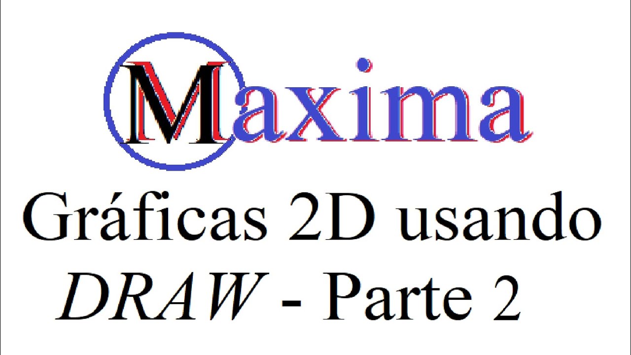 9.20 Gráficas 2D en wxMaxima Usando DRAW - Parte 2