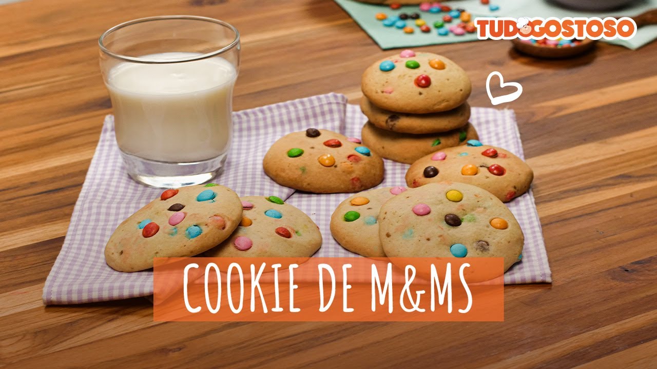 Cookie de M&M's | Receitas TudoGostoso