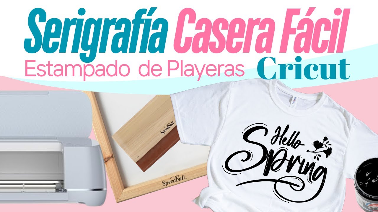 Como Estampar Playeras con Serigrafía, Cricut y Vinyl | DIY Serigrafia en Casa para PRINCIPIANTES.