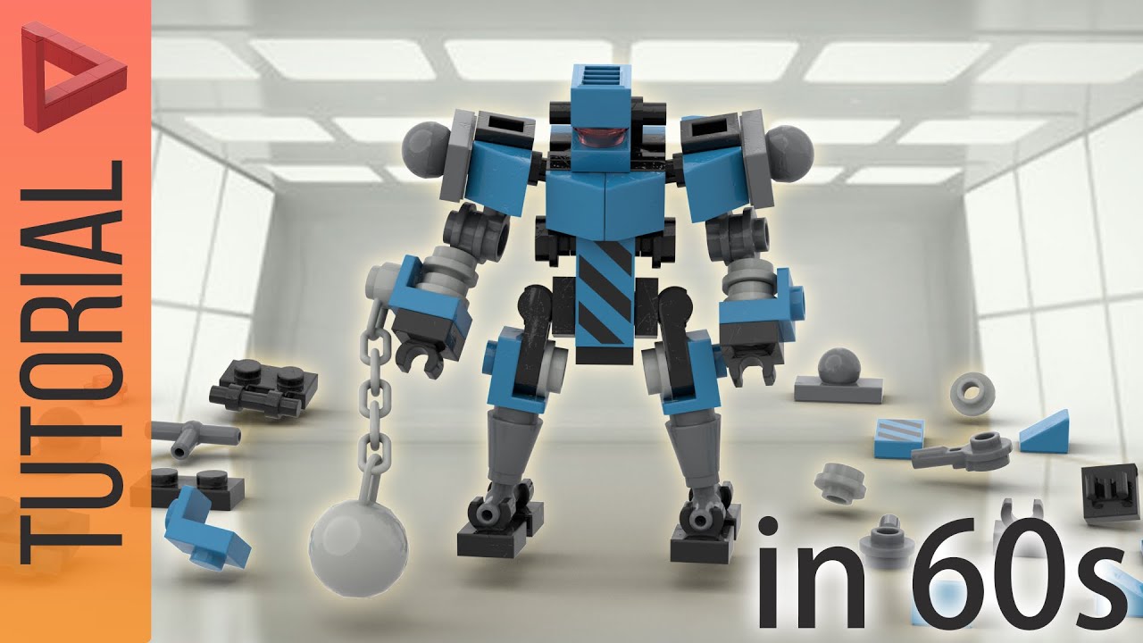 LEGO Mech :  Azure Prisoner Mech Building Tutorial Animation🤖#legomoc #legomech
