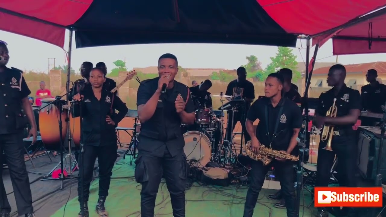 This is Serious ‼️👮BB Collins _Adwoa Abene_Police Band