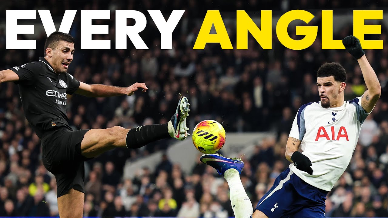 Is this a Puskas Award winner? Every angle of Solanke's SCORPION KICK goal against Man City!