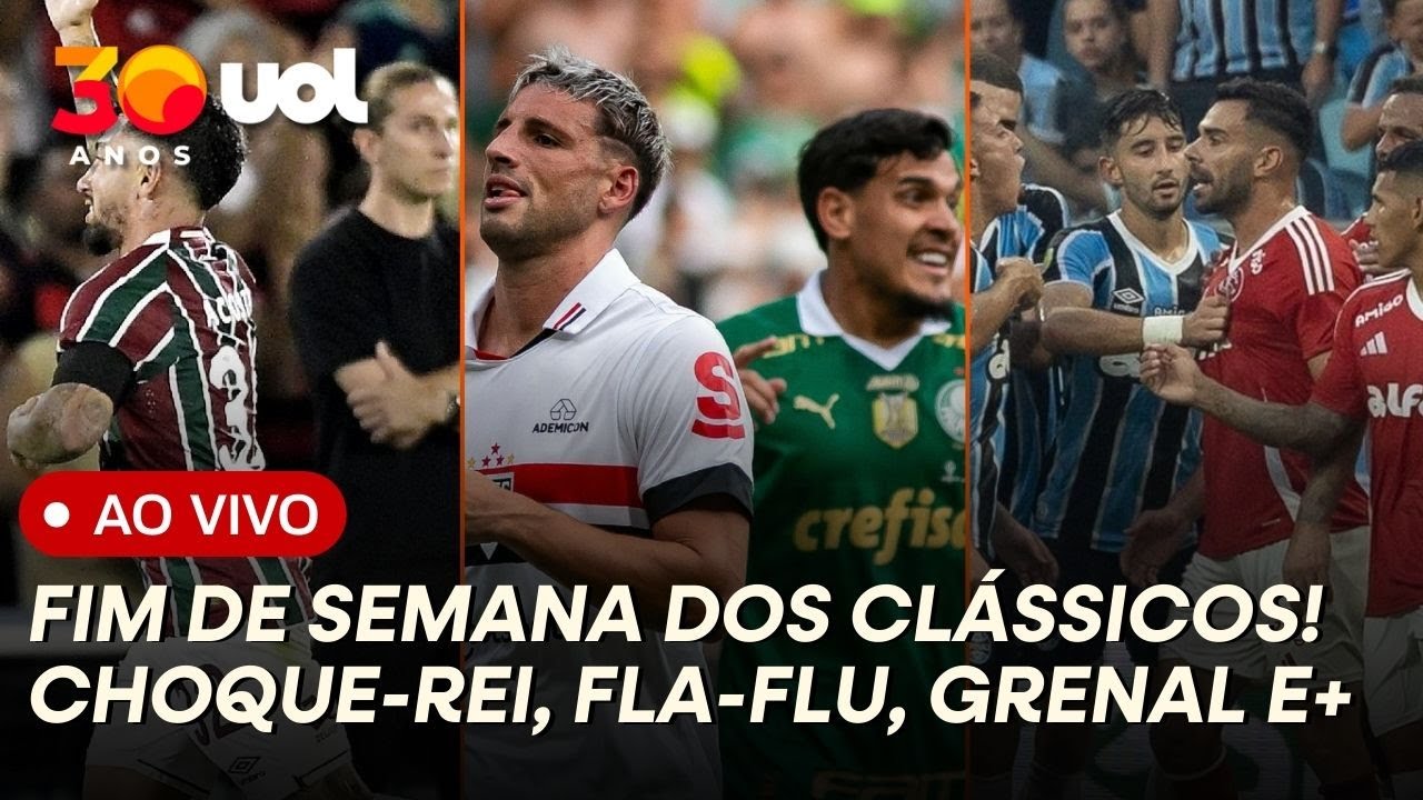 ESTADUAIS: FIM DE SEMANA DOS CLÁSSICOS! PALMEIRAS X SÃO PAULO, FLUMINENSE X FLAMENGO, GRENAL E+