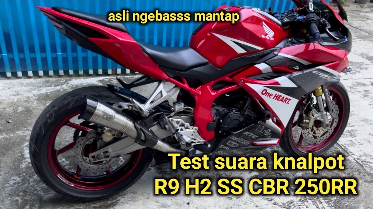 R9 H2 CBR 250RR Tes suara ngebass gahar super pure sound mantap‼️