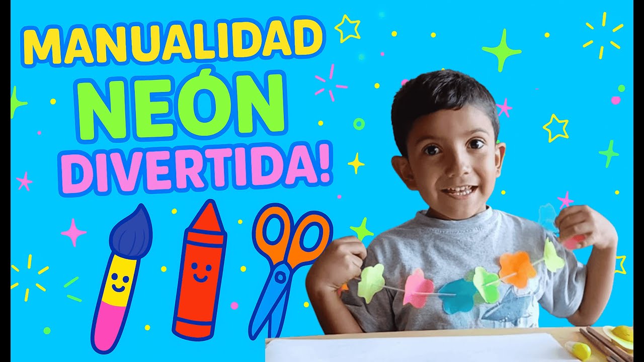 ¡MAGIA NEÓN! ✨ Crea tu nombre que BRILLA en la OSCURIDAD | Manualidad FÁCIL con Juan José