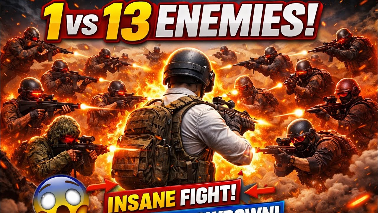 Alone Against-13-Unstoppable💪 #bgmi #pubgmobile #videoviral 