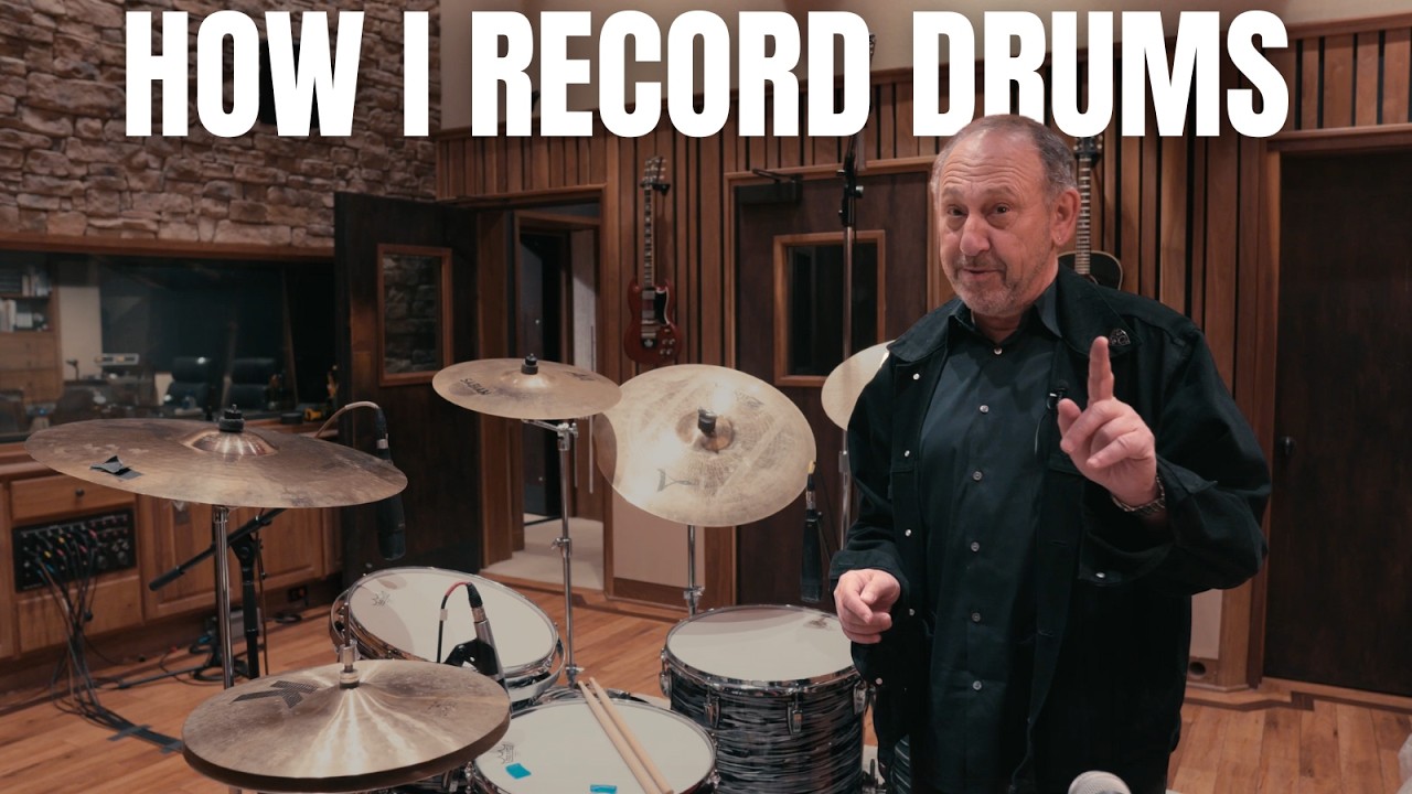 Recording Drums at Peter Frampton's Studio