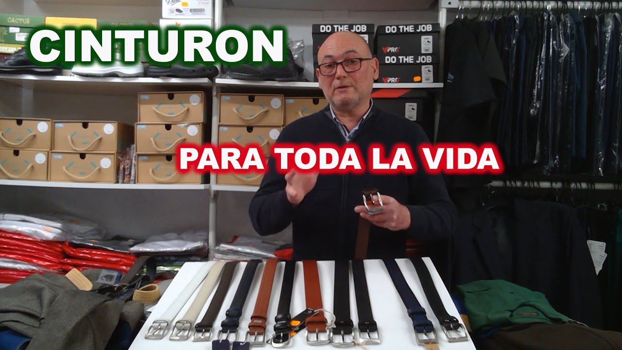 CINTURON para HOMBRE. Para toda la vida