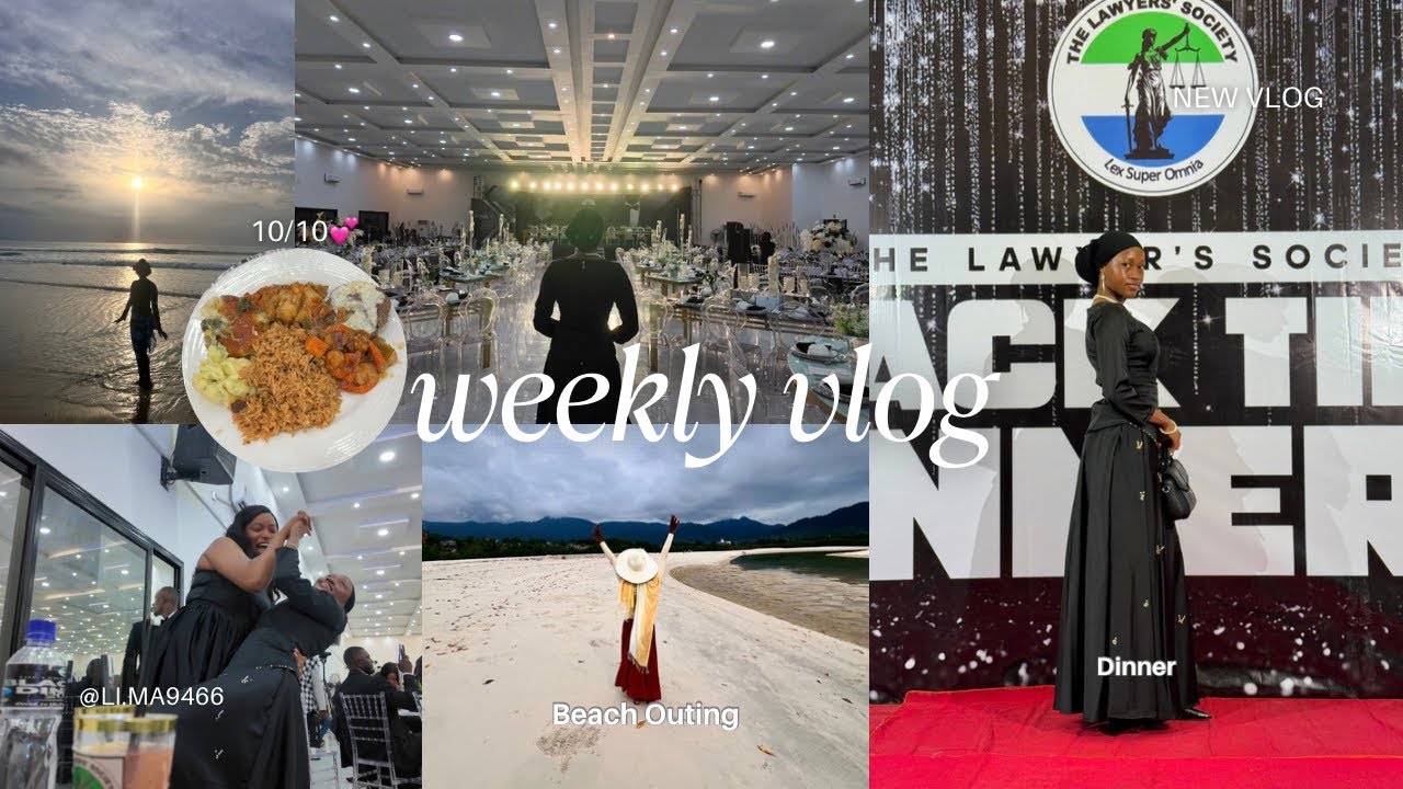 2 days as a pupil barrister in Sierra Leone 🇸🇱 | dinner, beach outing and lots of fun💕