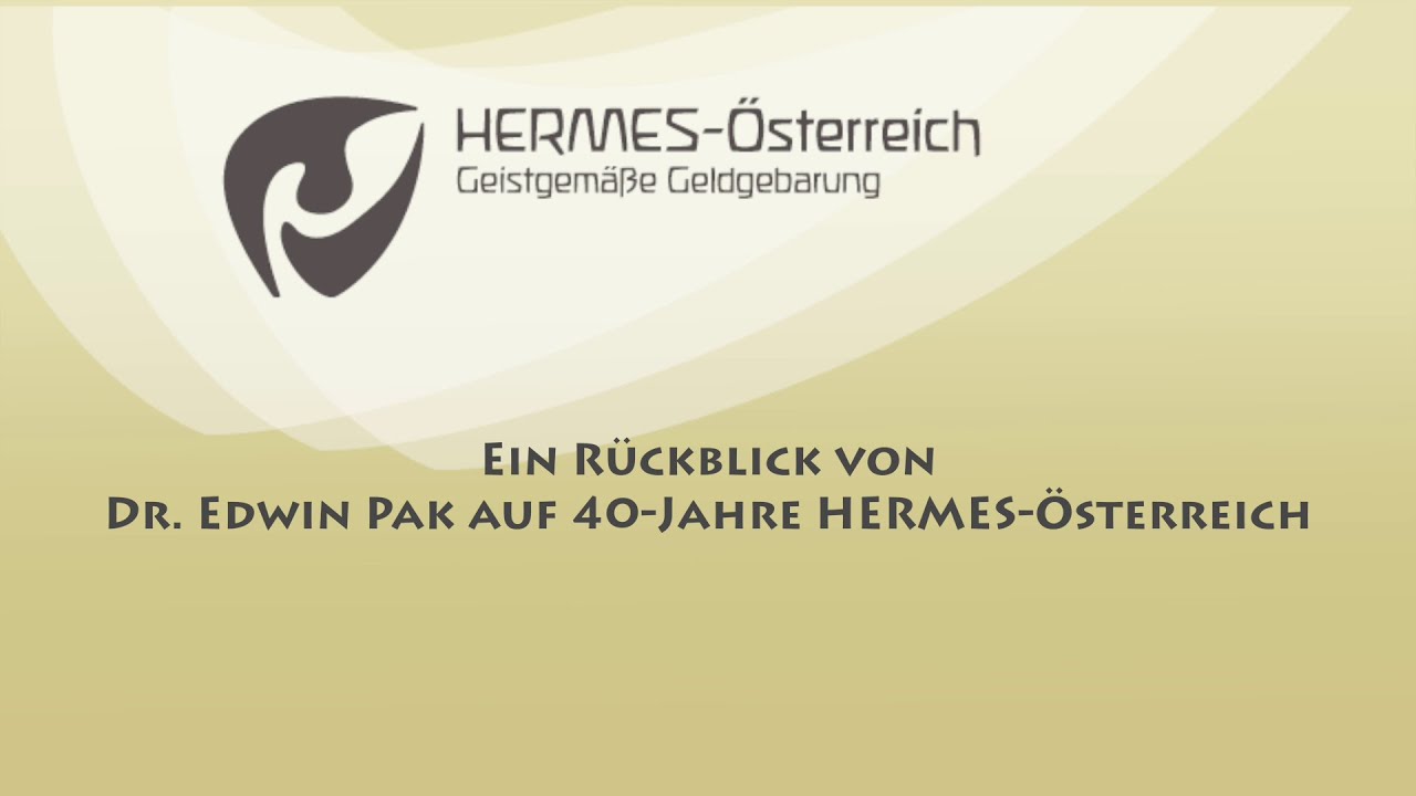 Ein pers&ouml;nlicher R&uuml;ckblick von Dr. Edwin Pak | 40-Jahre HERMES-&Ouml;sterreich