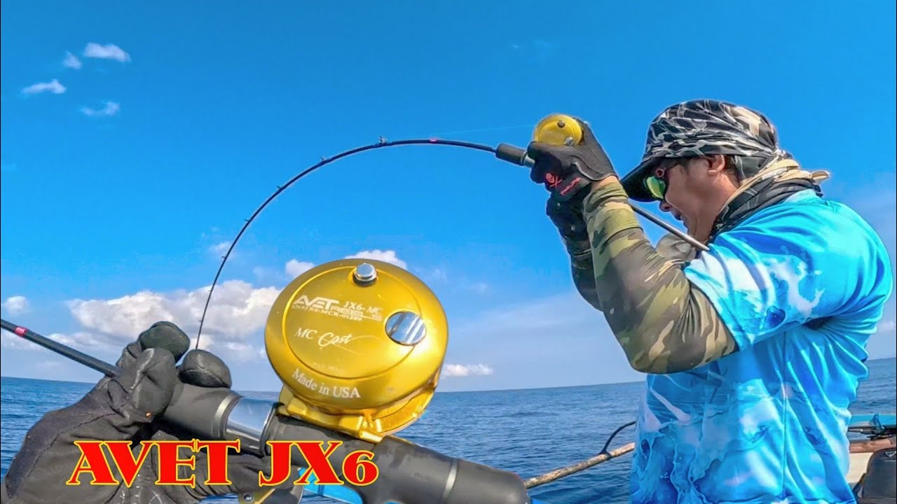 SLOW PITCH JIGGING USING AVET JX6 REEL