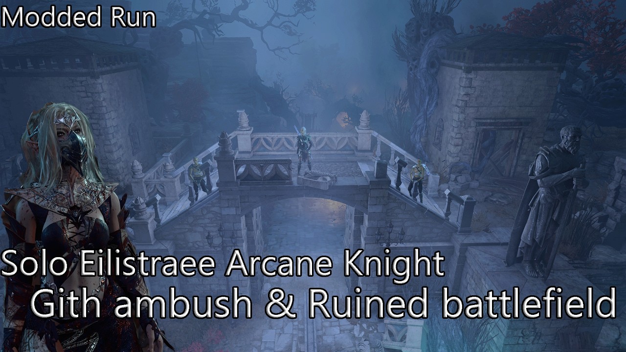 Solo Eilistaree Abjuration knight Githyanki And Ruined Battlefield HM