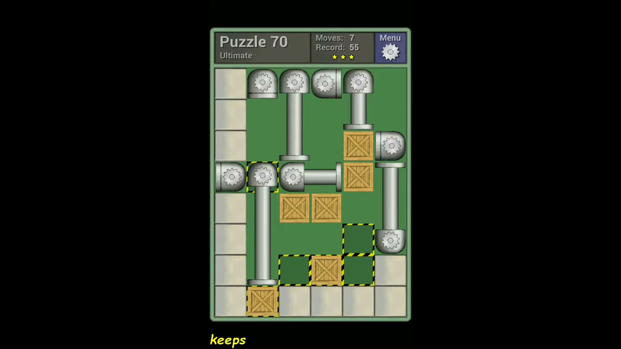 Pushing Machine (Ultimate) Level Puzzle 70 - Perfect Solution