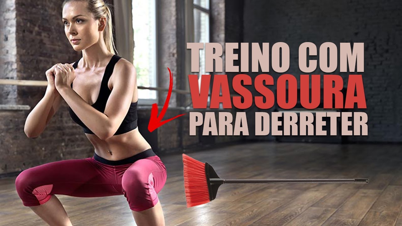 Treino com Vassoura para Queimar Gordura e Secar a Barriga | GYMFLIX Academia